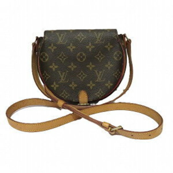 Louis Vuitton Blanc Monogram Tan Shoulder Bag - Picture 1 of 8